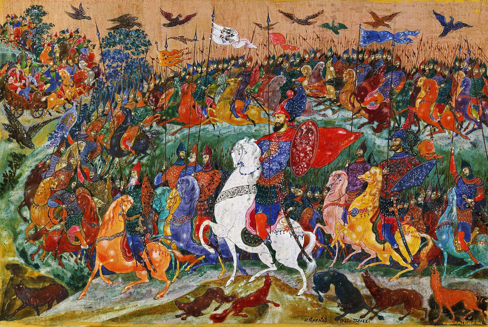 Слово о полку игореве какое сражение. И. Голиков иллюстрация к «слову о полку Игореве».